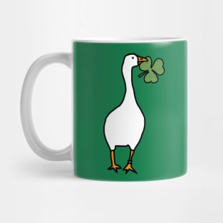 White Goose Steals Shamrock Mug